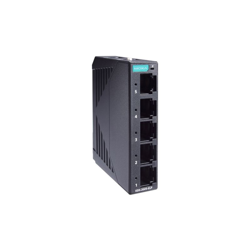 Moxa EDS-2005-ELP 塑膠外殼 5埠 非網管型交換器